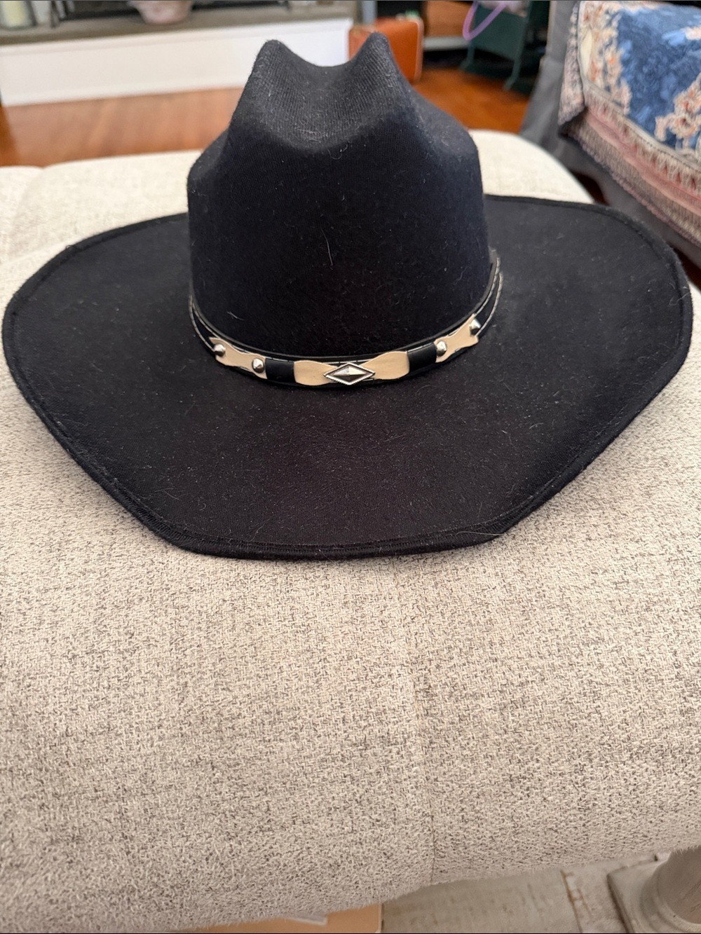 Summit Hats MX Black Wool Felt Cattleman Cowboy Vaquero Hat Small